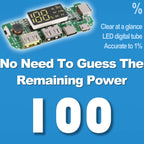 18650 Charging Module Lithium Battery Charger Board LED Dual USB 5V 2.4A Micro or Type-C USB Mobile Power Bankdischarge Short