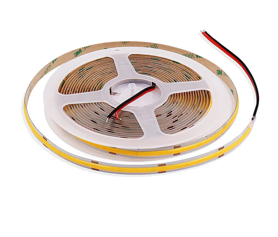 COB LED Strip Light 12V 24V 3mm 5mm 8mm 10mm PCB LED Strip Ice Blue/Green/Red/Yellow/2700K/3000K/4000K/6000K COB LED Tape Decor