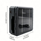 PHOMAX 4 Slot Battery Solar Charger.18650 Charger Multi-Function Portable Outdoor Charger Box With LED Light Type-C USB Output