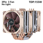 XUANFENG Air-cooled CPU Cooler 90mm Fan Twin Towers 4/6 Heat Pipe 4pin/PWM Compatible LGA2011 115x 1200 1700 X79 X99 AMD AM3 AM4