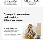 New DUKA TH3 Electronic Temperature Humidity Sensor Wifi Smart Electric Digital Hygrometer Thermometer Clocks Weather Station