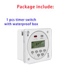 CN101A LCD Time Switch 12V 24V 110V 220V Time Relay Street Lamp Lillboard Power Supply Timer