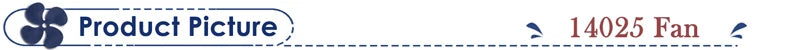 Gdstime 140mm Fan 24V 12V 5V Cooler 140*25MM Case CPU Fan 14025 Radiator Fan for Home Mechanical Equipment,Humidifiers Cooling
