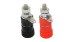 5Pcs 4mm Banana Socket Professional Binding Post Nut Banana Plug Jack Connector Nickel Plated