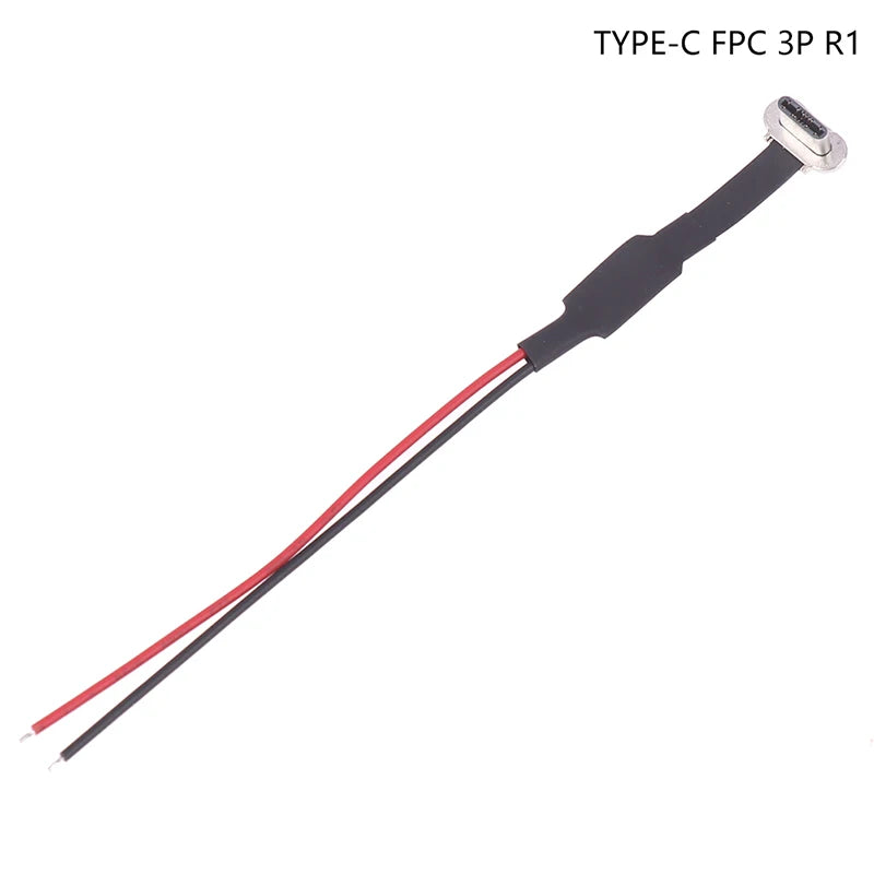 Type-C Micro USB Connector FPC 2Pin 3Pin W/ Resistor R1 Soft Flat Cable Male Charging Cable Fast Charge Wire Extention For Phone