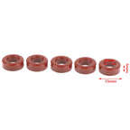 5pcs Carbonyl Iron Powder Cores High Frequency Inductor Core 4.9nH/N2 Ferrite Toroid Core Micro Magnetic Ring T50-2 13*7*5 Mm