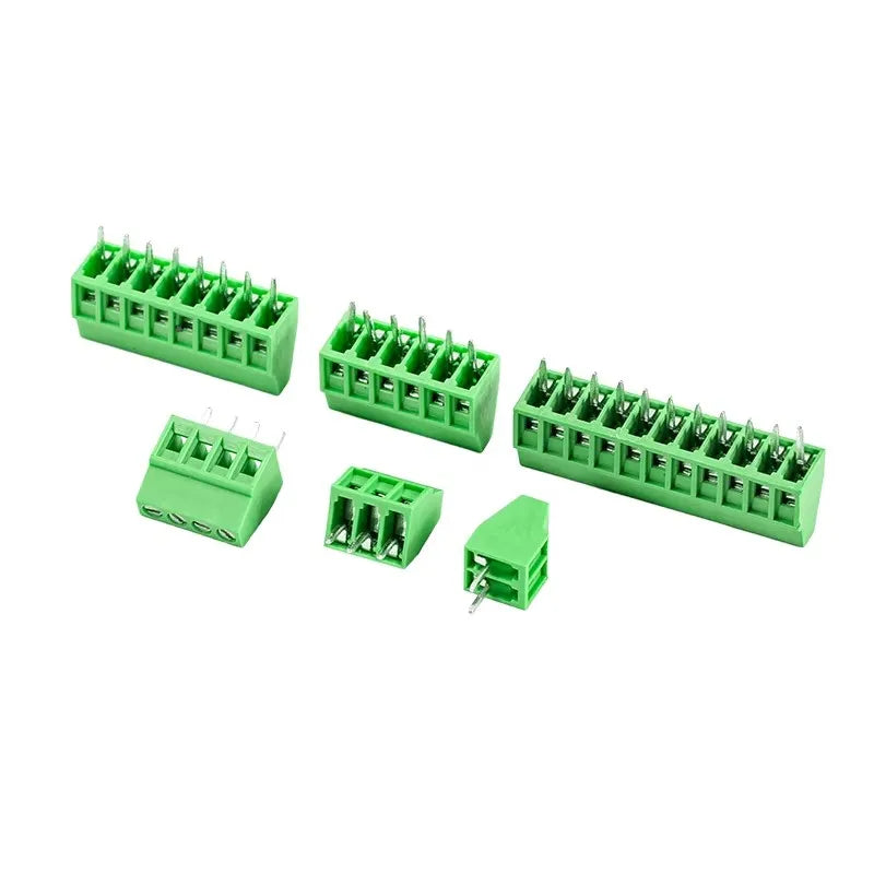 10Pcs KF128 2.54mm PCB Mini Screw Terminal Blocks Connector for Wires KF128-2.54 2P 3P 4P 5P 6P 7P 8P 9P 10P 12P 16P Terminal
