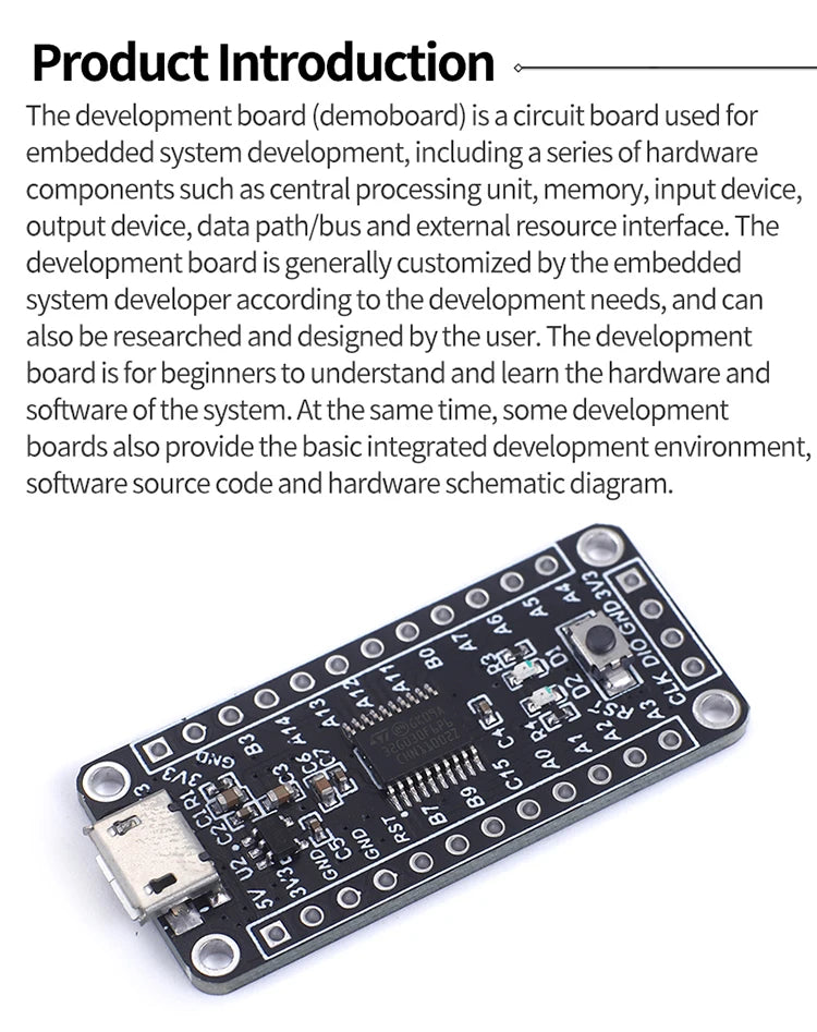 STM32G030F6P6 Mini Development System Board Module STM32G030 STM32 Microcontroller Core Learning Board
