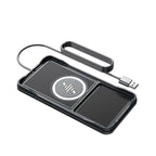 Car Wireless Charger Pad Base USB Cable for iPhone 16 15 14 13 12 Pro Max Samsung Xiaomi Airpods Pro 2 LG Fast Charging Station