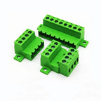 1Set Solderless Docking Type 2EDGRKC 5.08MM Screw Terminal Block Connector PCB Plug-in Type 2EDG Type Green Terminal Block