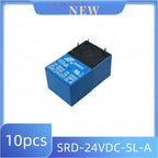 10pcs，SRD-03VDC-SL-C Relay SRD-05 SRD-05VDC-SL-B SRD-24VDC-SL-A SRD-12VDC-SL-C SL C 10A 250VAC 5PIN 3V 5V 9V 12V 24V 48V p