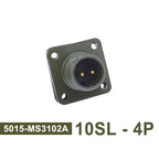 MIL-C 5015 Military Specification Connectors 10SL-3 10SL-4 MIL STD Plug&Socket MS3102A MS3106A MS3108A Circular Connector