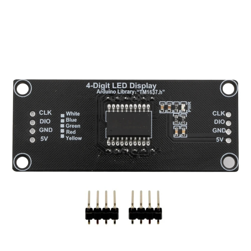 TM1637 Module 0.56" 0.56 Inch 7 Segments Digital Display Tube 4/6-Digit LED Module Board For Arduino Red Green Blue White