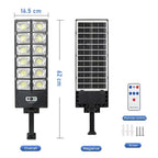 9990000000LM Most Powerful LED Solar Light Outdoor Motion Sensor Solar Lights IPX67 Waterproof Solar Street Lamp Garden Lantern