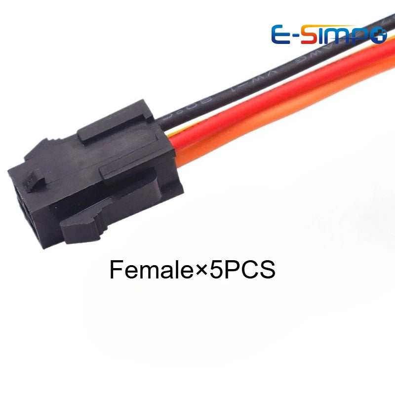 5PCS Molex 3.0MM Terminal Cable 43025 Serie Small 5557/5559 Male Female Air Pair Wiring Computer Connection Wire Harness 22AWG