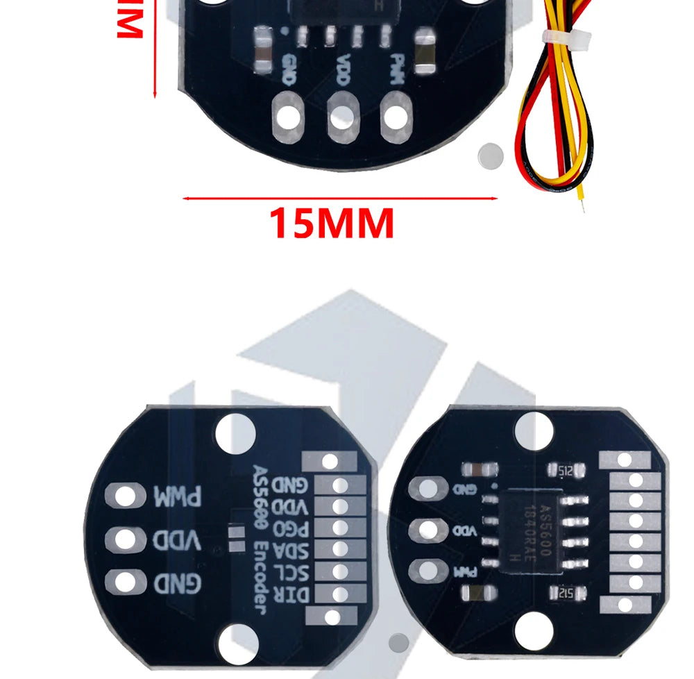 AS5600 Encoder PWM/I2C Interface Accuracy 12bit Brushless Motor AS5600 Magnetic Encoder with Wire