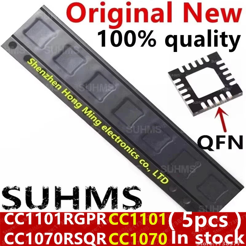 (5piece) 100% New CC1101 CC1101RGPR CC1070 CC1070RSQR QFN-20