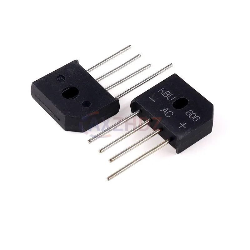 5PCS KBU608 6A 8A 10A 15A 25A 35A 800V 1000V 1KV DIP 4Pin Silicon Bridge Rectifier KBU808 KBU810 KBU1010 KBU1510 KBU2510 KBU3510