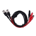 1M BNC Q9 to Dual Alligator Clip Oscilloscope Test Probe Leads 4MM Banana Plug Cables Connector Dual Tester Tools for Electrical