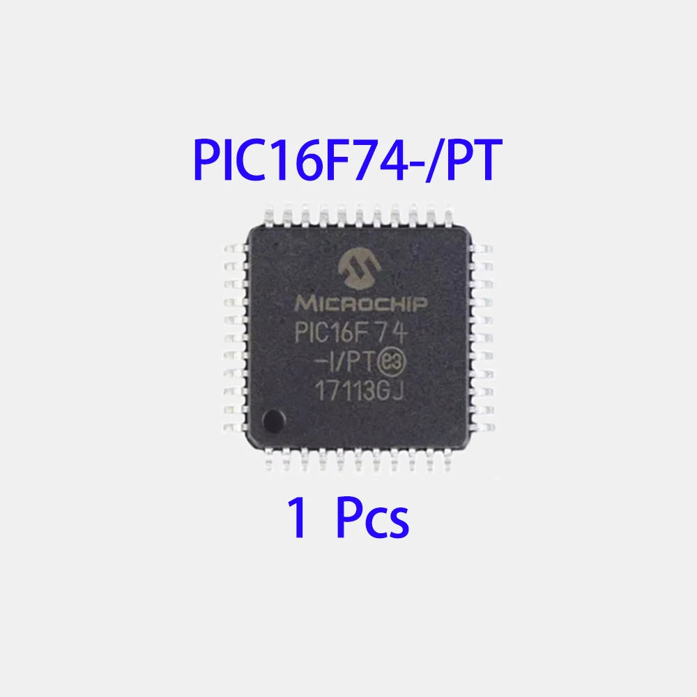 1~100Pcs  PIC16F74-I/PT Qfp44 Surface Mount Smd Chip 8 Bit Pic Microcontroller Mcu Integrated Circuit For Electronic Diy Project