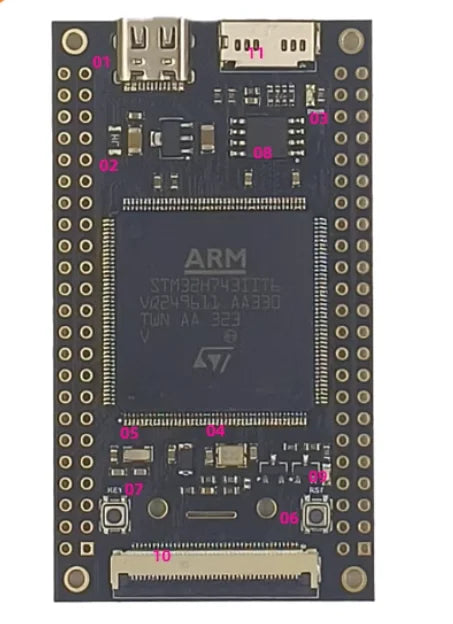 STM32H743IIT6 Development Board Core Board STM32H7 Minimum System Board Geek GUI Programming STM32