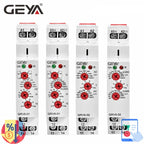 GRV8-01/02 Single Phase Voltage Relay Adjustable Over Under Voltage Protection Relay AC110V 240V DC12V Voltage Regulator