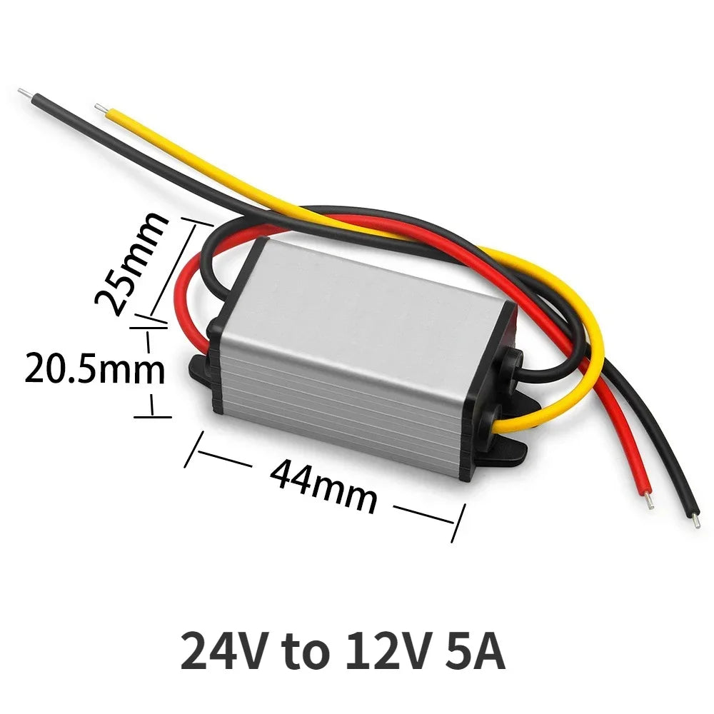 24V to 12V 1A-10A Step Down Converter Adaptive DC to DC Buck Converter Transformer Module Regulator Car Power Supply Module