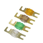 ANL Gold Plated Stud Car Fuses Mini Car Stereo Audio AFS Fuse 20A 30A 40A 50A 60A 70A 80A 100A 125A 150A 32V Auto Fuse Fuses Hot