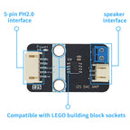 I2S ESP32 Speaker Kit Built-in Audio Amplifier, Plug & Play for ESP32 Raspberry Pi, Compatible with MAX98357A MAX98357 NS4168