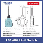 LSA Waterproof Travel Limit Switch LSA-001 LSA-003 LSA-012 LSA-021 LSA-031 LSA-061 LSA-071 LSA-081 Position Controller