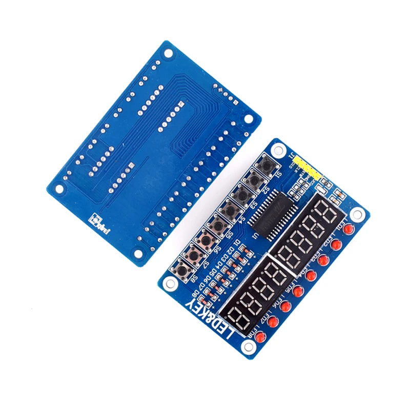 TM1637 4 Bits/TM1638/MAX7219 8 Bit Digital LED Display Module 7 Segment 0.36Inch Clock RED Anode Tube Four Serial Driver