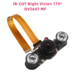 Raspberry Pi 5 Camera 5MP 1080P Optional Night Vision Wide Angle IR-CUT FF AF Cameras for RPI 5 Pi5 Zero