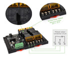 Waveshare Industrial Modbus RTU 4-ch Relay Module with RS485 Interface, 30A High Current, Onboard LED Indicators