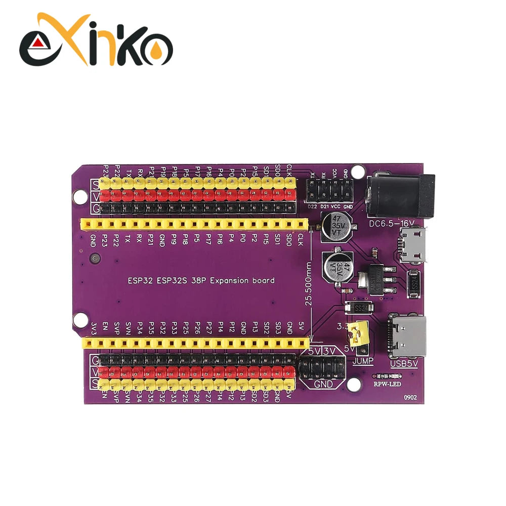 32 Development Board TYPE-C/MICRO USB CP2102 WiFi+Bluetooth Dual Core 32-DevKitC-32 Expansion