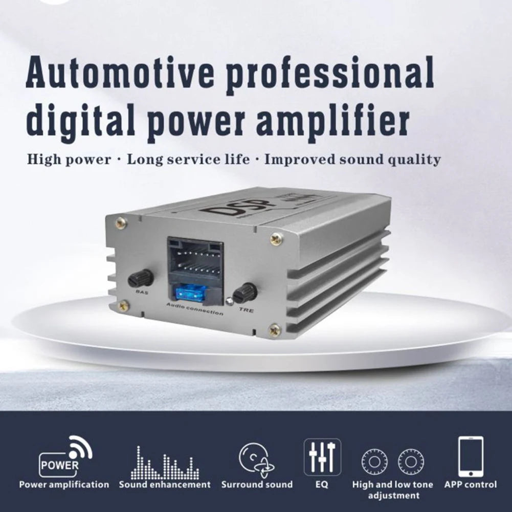 Car DSP Digital Audio Processor 4 In 6 Out DSP Car Power Amplifier Car Audio Digital Signal Processor for Car Audio Enhancement