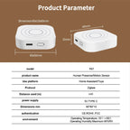Lincukoo Tuya ZigBee 3.0 Smart 24G Human Presence Motion Sensor Detection 120 Degrees Detection Home Assistant ZigBee2MQTT