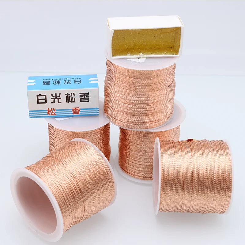 6M/10M/20M Desoldering Mesh Braid High Purity Rosin Soldering Paste for PCB Board Soldering Iron Copper Welding Wire Solder Wick