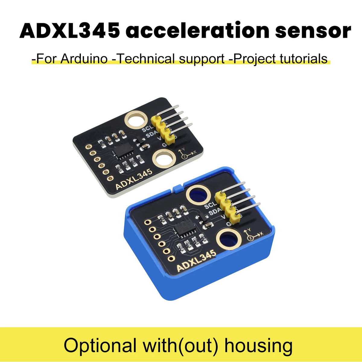 New Model ADXL345 3-Axis Accelerometer Tilt Sensor Module for Arduino IDE Programming Compatible With Lego Blocks