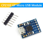 CP2102 Module USB to TTL Serial UART STC Download Cable Super Brush Line Upgrade A Type USB Micro USB 5Pin 6Pin