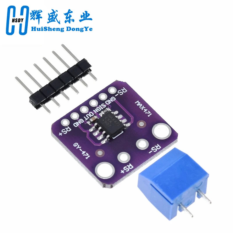 Max471 Voltage Current Sensor Module For Arduino AVR Tester Board 5V DC 3-25V 0-3A Resistive Voltage Divider GY-471 Sensors