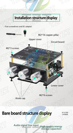 XY-E100H XY-E100L 2.1 Channel Bluetooth Audio Amplifier Board Module 50W+50W+100W Subwoofer With High Fidelity And Sound Quality