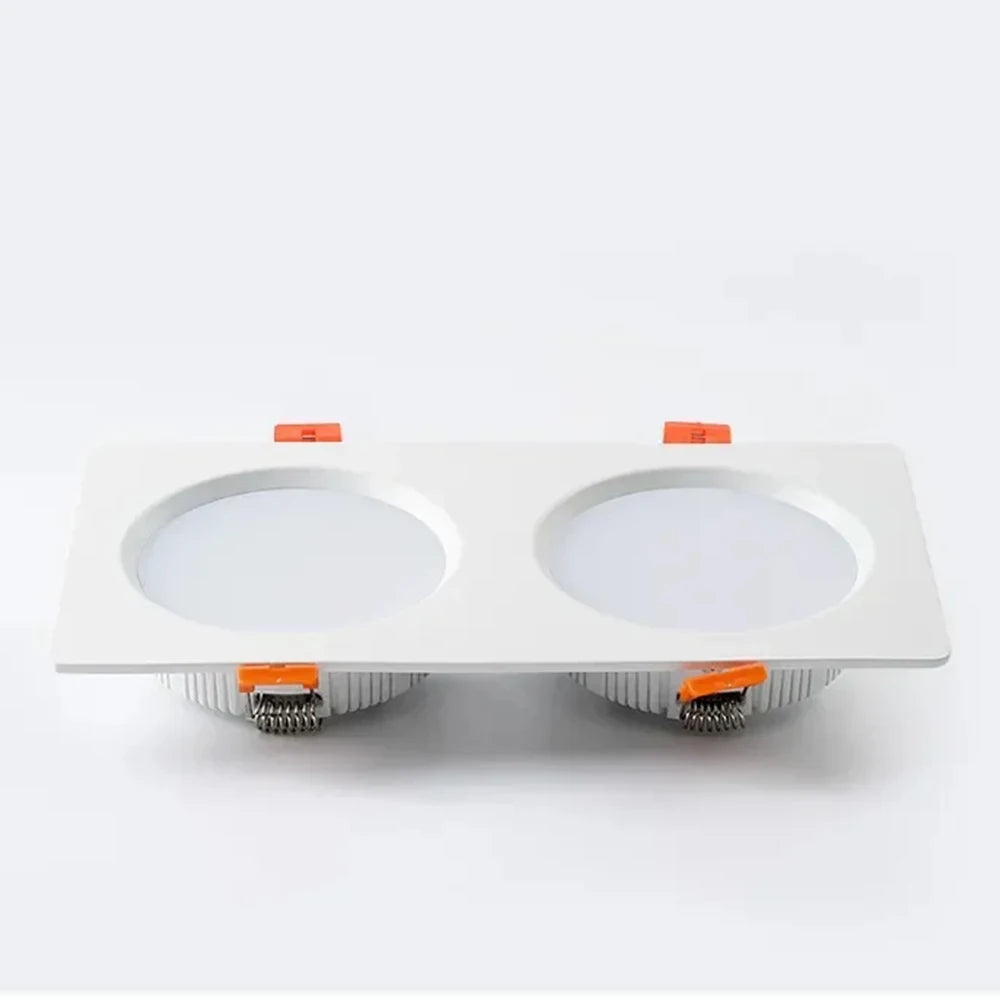 Square Embedded Downlight Dimmable Ceiling Tuya Bluetooth/Zigbee Matter Smart Lamp Lighting AC85V-260V Indoor Lighting