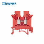 10Pcs UK5N Screw Wire Connector 4mm Cable 4mm² Feed-through Connection 12AWG Plug Electrical Mount DIN Rail Terminal Block UK 5N