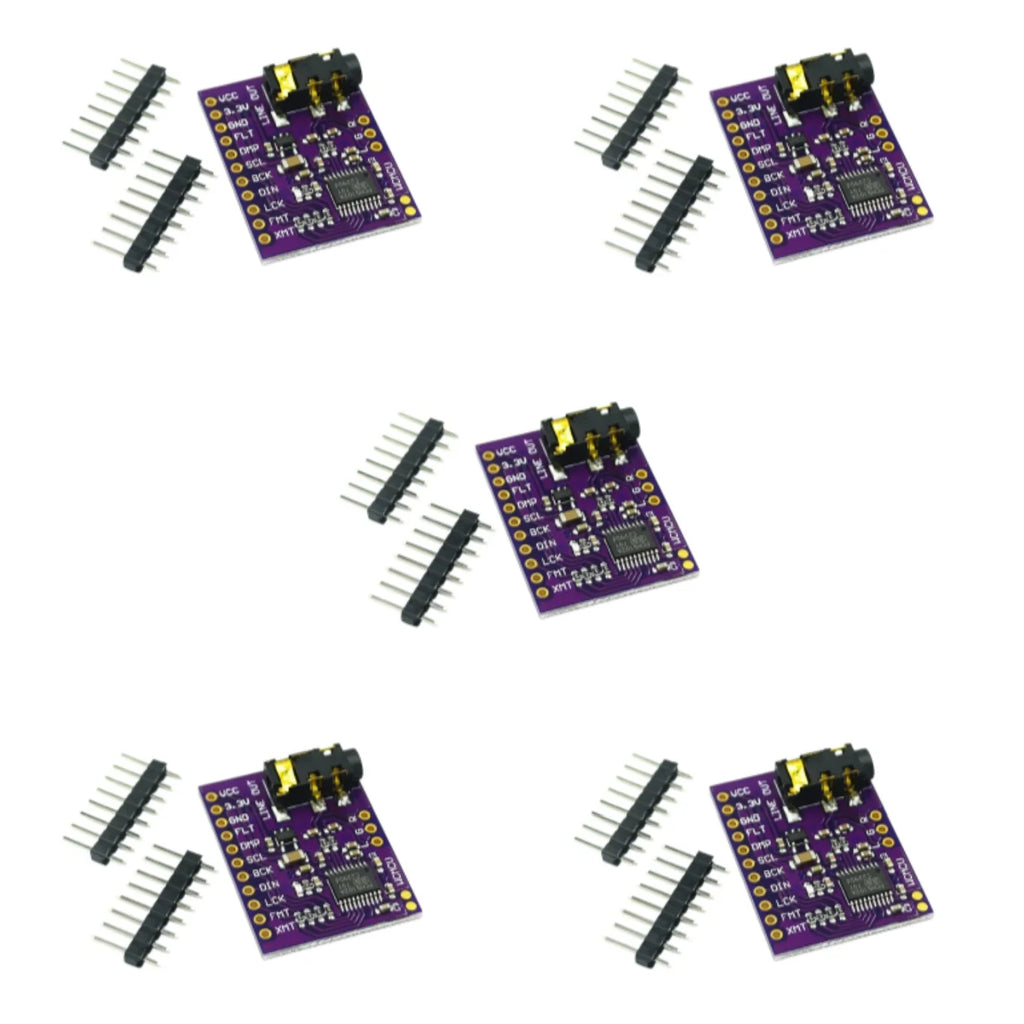 PCM5102 PCM5102A DAC Sound Card Board pHAT 3.5mm Stereo Jack 24 Bits Digital Audio Module for Raspberry Pi Beyond