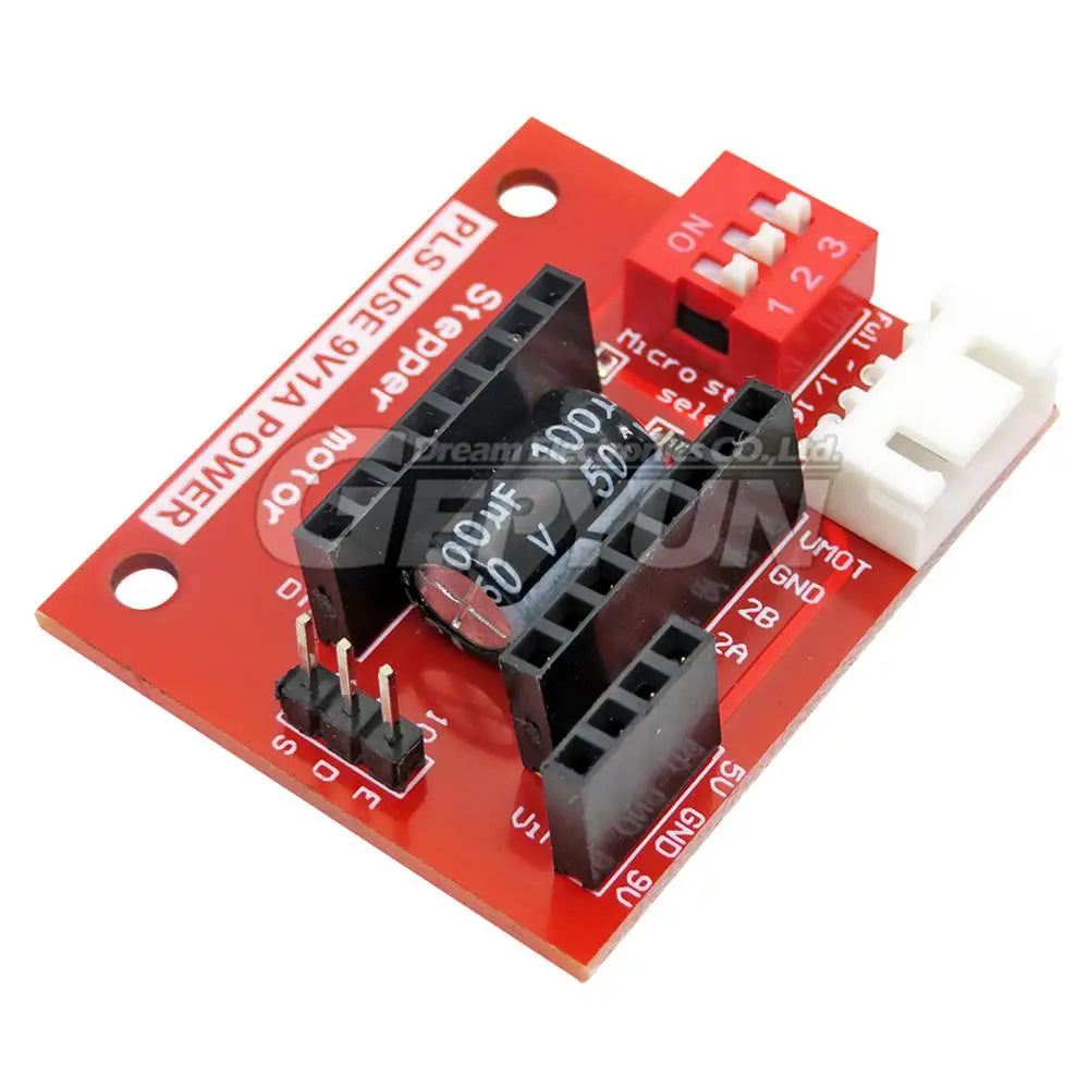 RV8825 A4988 3D Printer Parts Stepper Motor Driver With Heatsink Control Extension Shield Boards