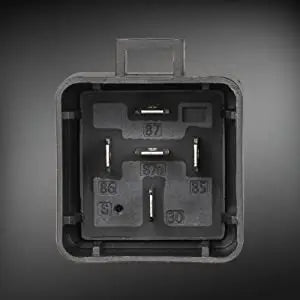12V Relay with Harness Waterproof Relay 12V 30/40 AMP 5 Pin SPDT 14 AWG DC 12 Volt Relay Socket Kit Bosch Style for Automotive