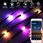 WS2812B RGBIC LED String 5M-20M Dream Color Party Christmas Lights Individually Addressable String Lights Waterproof USB DC DC5V
