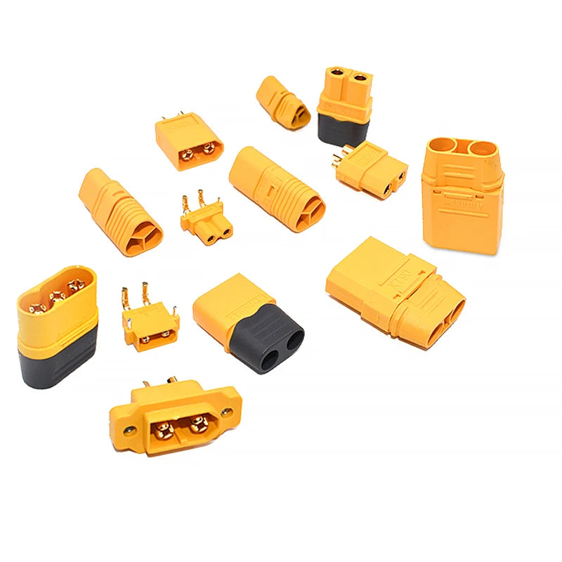 YuXi XT90H XT60 XT60H XT30 XT30U MR30 MR60 MT30 MT60 XT60H XT60W XT60PW XT30PW T-type Plug Lithium Battery Socket Connector