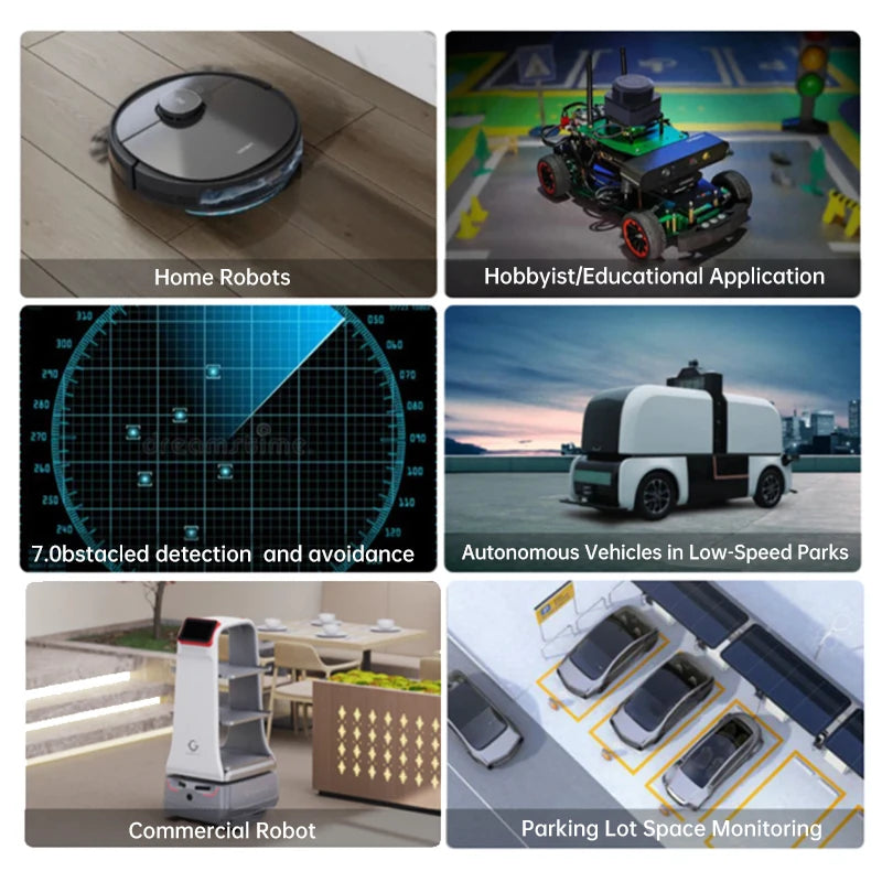 3D Depth Scanner Camera Nuwa-HP60C RGB  Light Imaging Sensor USB FOV 73.8° 0.2-4M For Raspberry PI ROS AI Robot Drones Car
