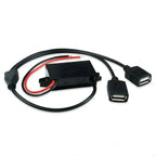 12V 24V 36V 48V 60V 72V Buck to 5V 3A USB Step Down Power Converter Car Auto Phone Motorcycle Charger Adapter 11V-90V